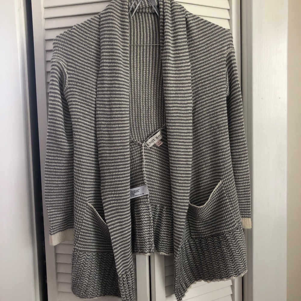 Open front cardigan